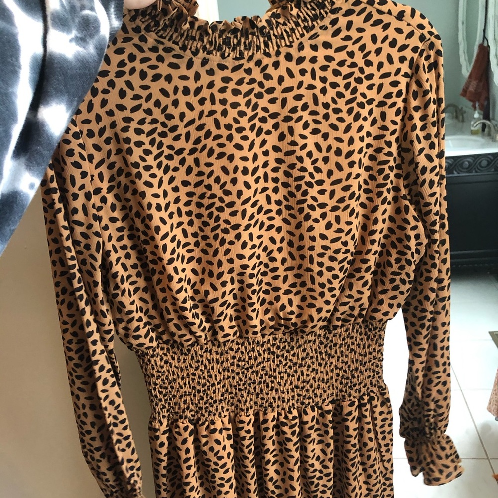 Cheetah Print Dress